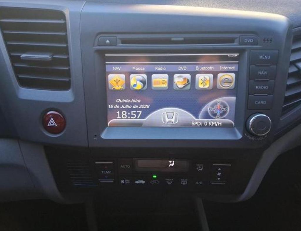 Honda / Civic Lxs 1.8 Automático Flex 4 Portas Modelo 2013 imagem 16